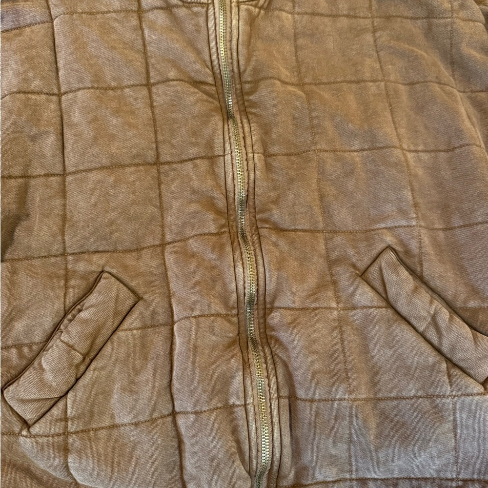 Free People Tan Puffer Jacket - Picture 3 of 8